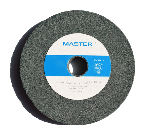 Master Grinding Wheel 200 x 20 x 31.75mm GC46 K8V - with storage box